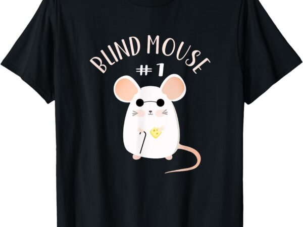 Three blind mice matching halloween group costume mouse #1 t-shirt