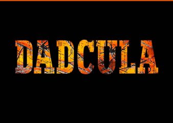 Dadcula Halloween PNG, Funny Dad Halloween PNG