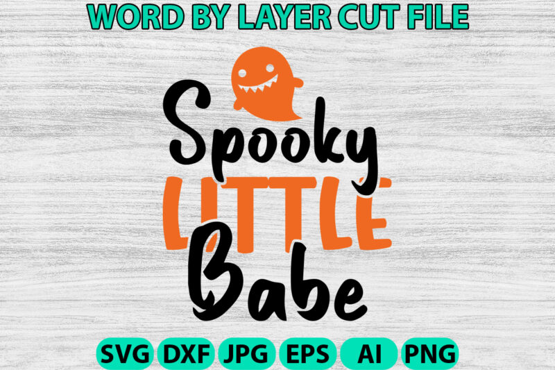 Spooky Little Babe, Halloween Svg, Halloween Vector, Sarcastic Svg, Dxf Eps Png, Silhouette, Cricut, Cameo, Digital, Funny Mom Svg, Witch