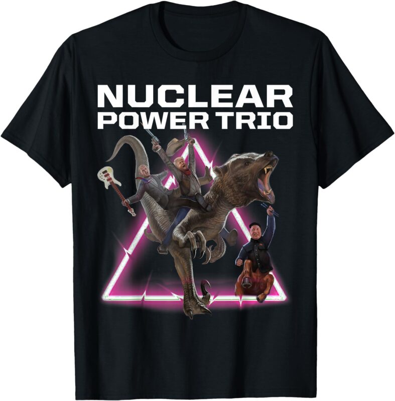 Nuclear Power Trio Velociraptobear T-Shirt