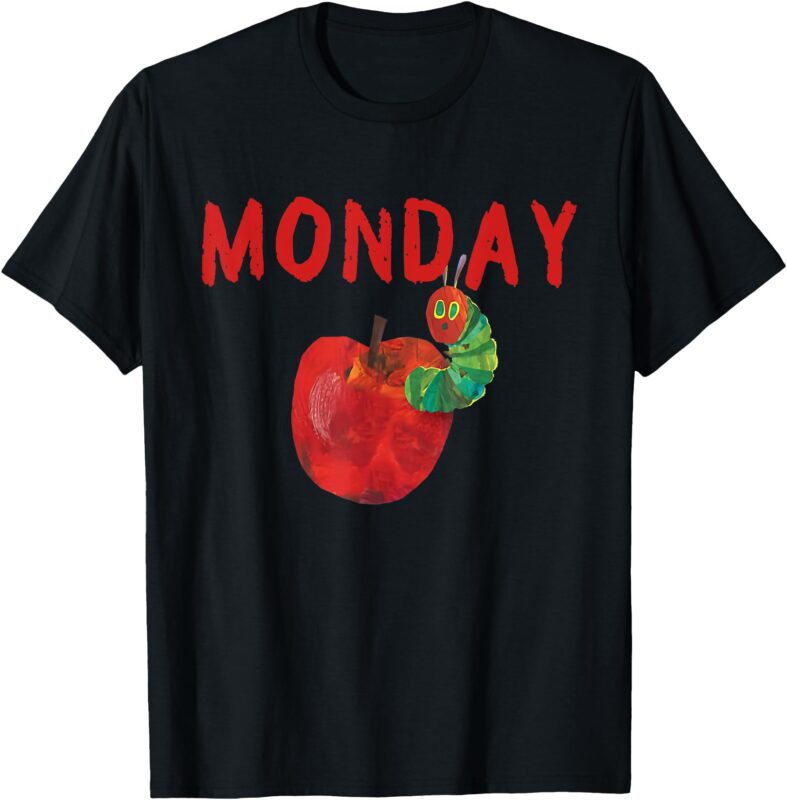 Very Hungry Caterpillar Monday Fruits Birthday Caterpillar T-Shirt