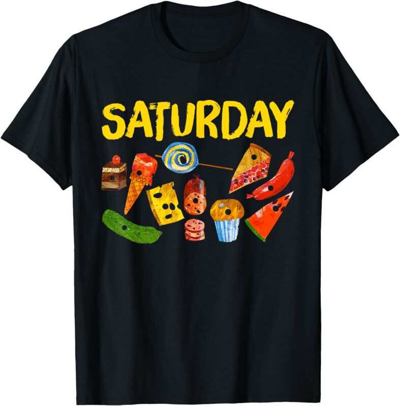 Very Hungry Caterpillar Saturday Fruits Birthday Teacher T-Shirt