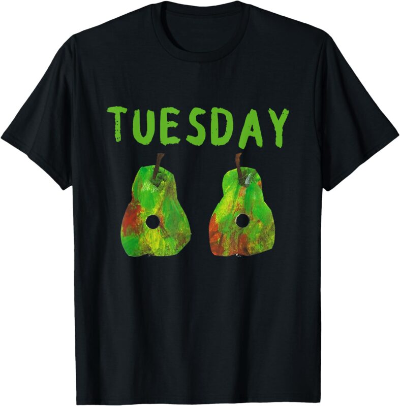 Very Hungry Caterpillar Tuesday Fruits Birthday Caterpillar T-Shirt