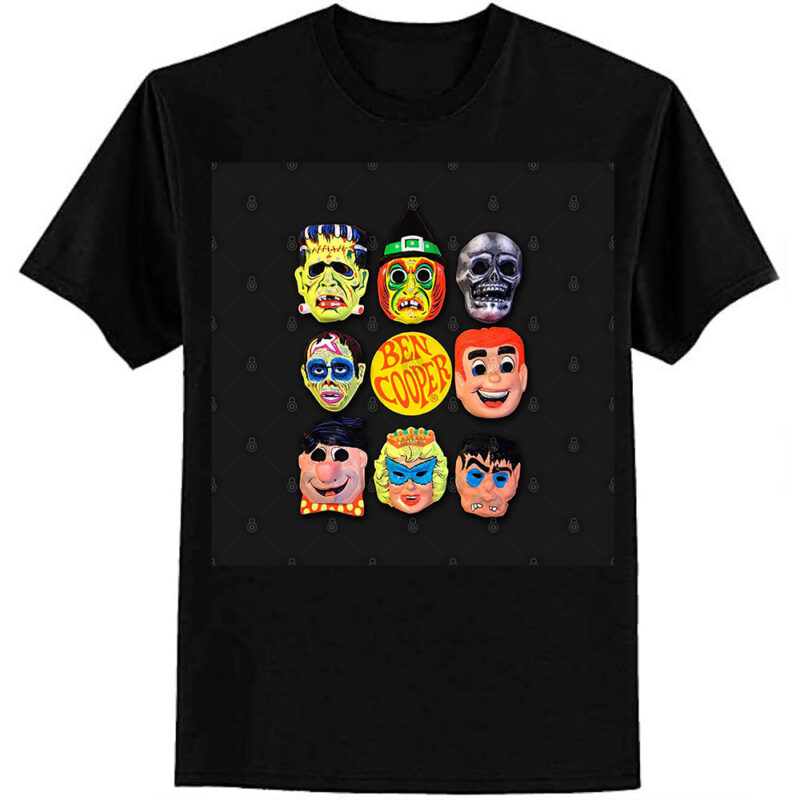 Vintage Ben Cooper Halloween Masks T-Shirt