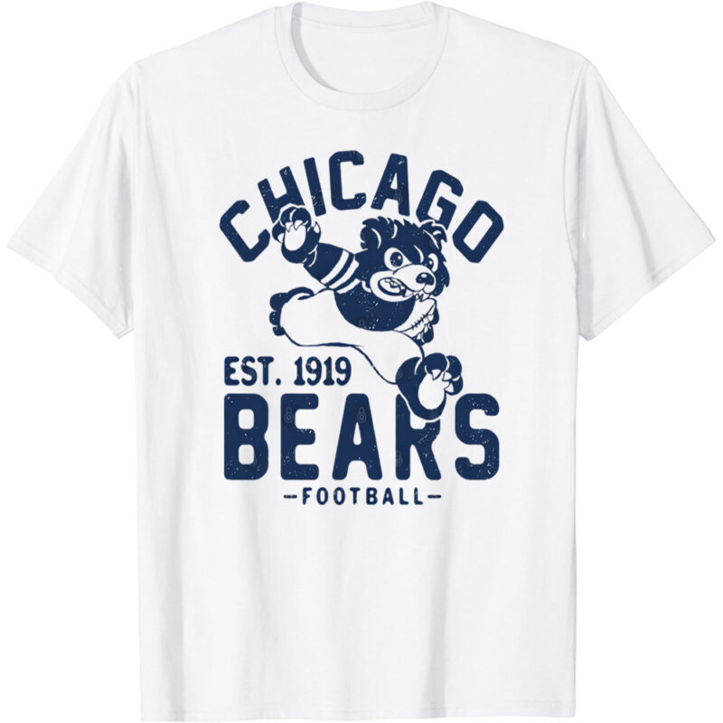 Vintage Chicago Bears 3 by Buck Tee T-Shirt