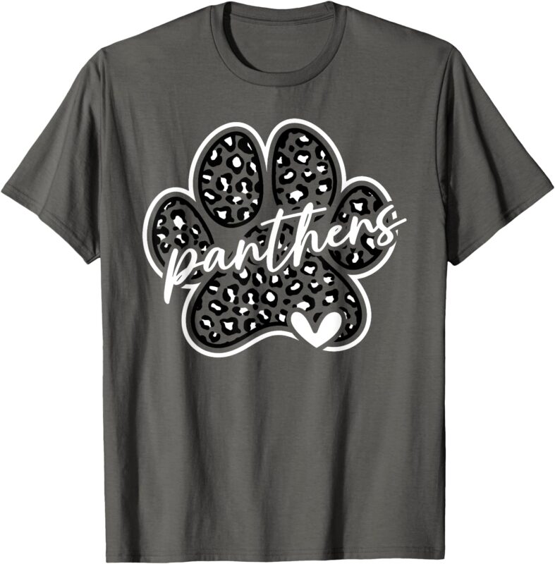 Vintage Panthers School Sports Name Spirit Go Back To School T-Shirt