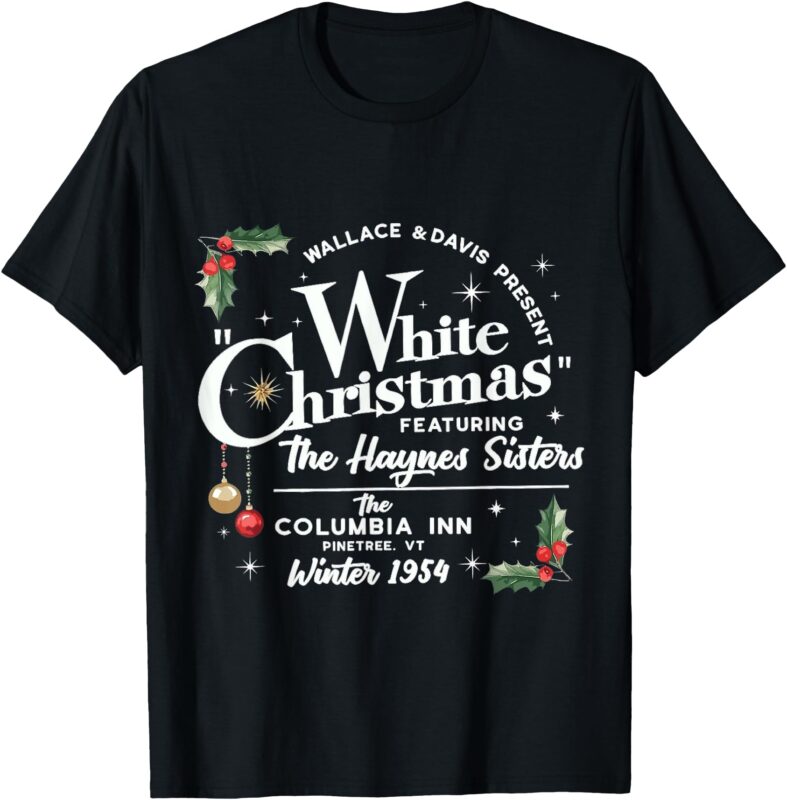 Vintage White Christmas movie Shirt for Men Women T-Shirt