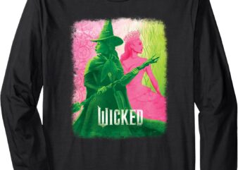 Wicked Elphaba & Glinda Tonal Long Sleeve T-Shirt