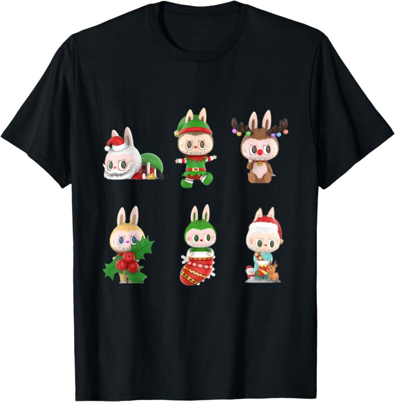 Xmas Labubu Lover Labubu The Monsters Christmas Santa T-Shirt