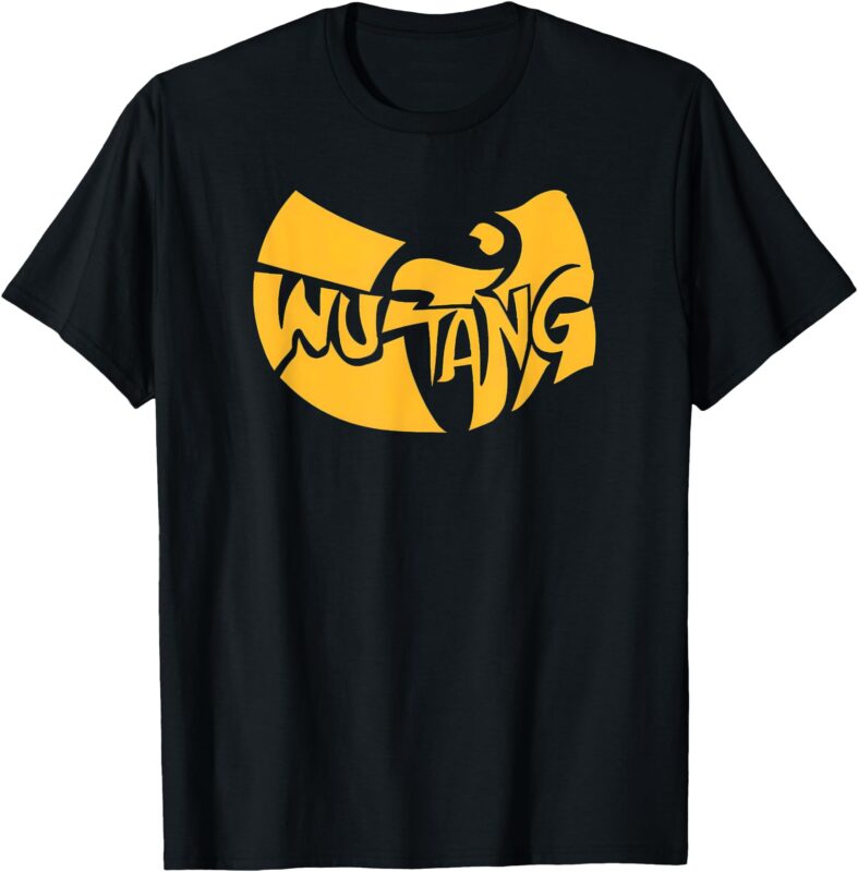 Yellow Hip Hop Shirts for Men Wu Tang T Shirt T-Shirt