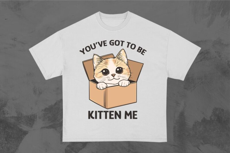 Funny Pet Cat T-Shirt Designs Bundle