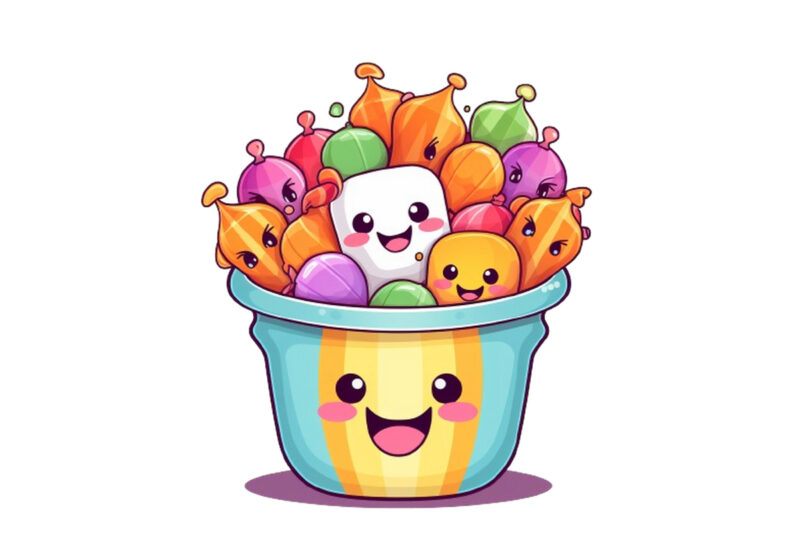 assortment of kawaii Halloween