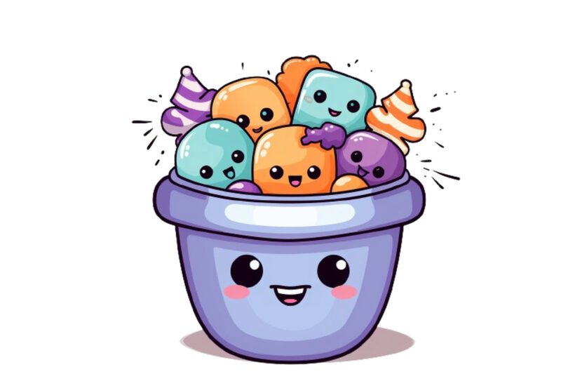 assortment of kawaii Halloween