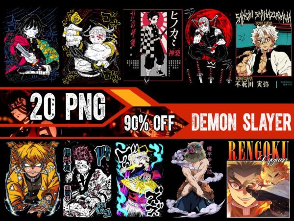 20 demon slayer kimetsu no yaiba anime design bundle 20 png for tshirt poster japanese style 20 demon slayer kimetsu no yaiba anime design bundle 20 png for tshirt poster japanese style