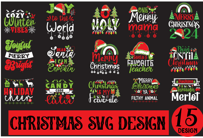 Christmas SVG Mega Bundle , 220 Christmas Design , Christmas svg bundle , 20 christmas t-shirt design , winter svg bundle, christmas svg, w