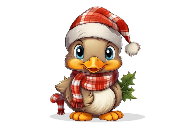 christmas decoration with duck sublimation