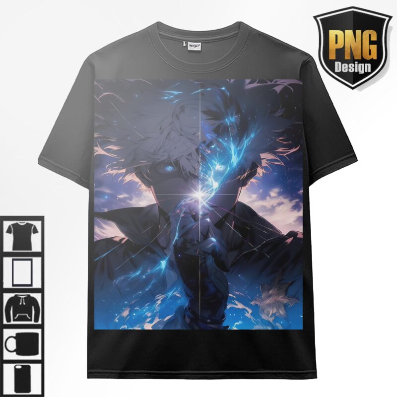 Jujutsu No Kaisen Bundle Anime 40 PNG Design Gojo Sukuna Japanese Style Print TShirt Poster Manga Digital