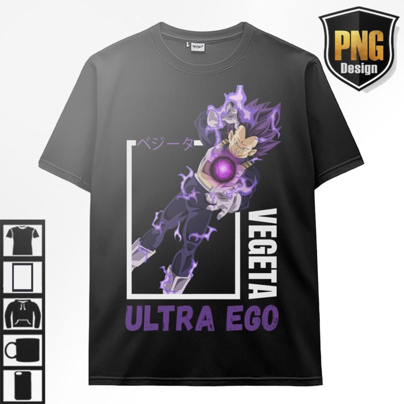 Bundle Dragon Ball Z Goku Vegeta Frieza Design 20 PNG Anime Japanese Style POD TShirt Poster