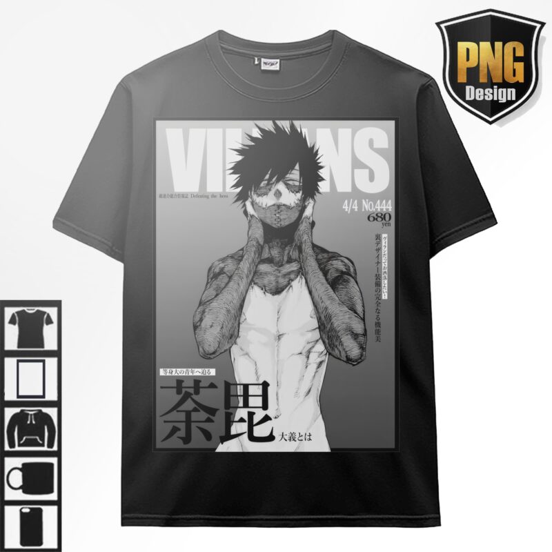 My Hero Academia Anime 22 PNG Design Japanese Style Print TShirt Poster Manga Digital