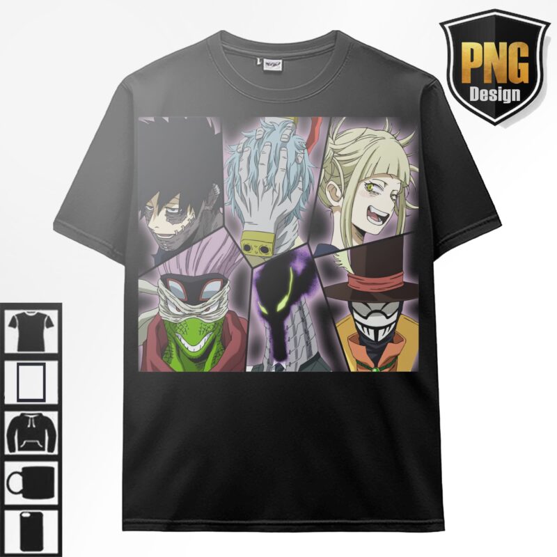 My Hero Academia Anime 22 PNG Design Japanese Style Print TShirt Poster Manga Digital