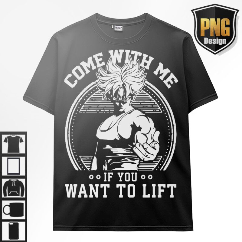 40 PNG Dragon Ball Z Goku Vegeta Frieza Bundle Design Anime Japanese Style POD TShirt Poster