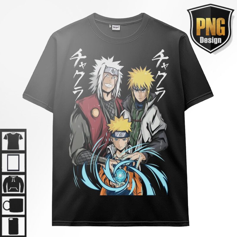 Naruto Anime Ninja Bundle 20 PNG Design Anime Japanese Style PNG For TShirt Poster
