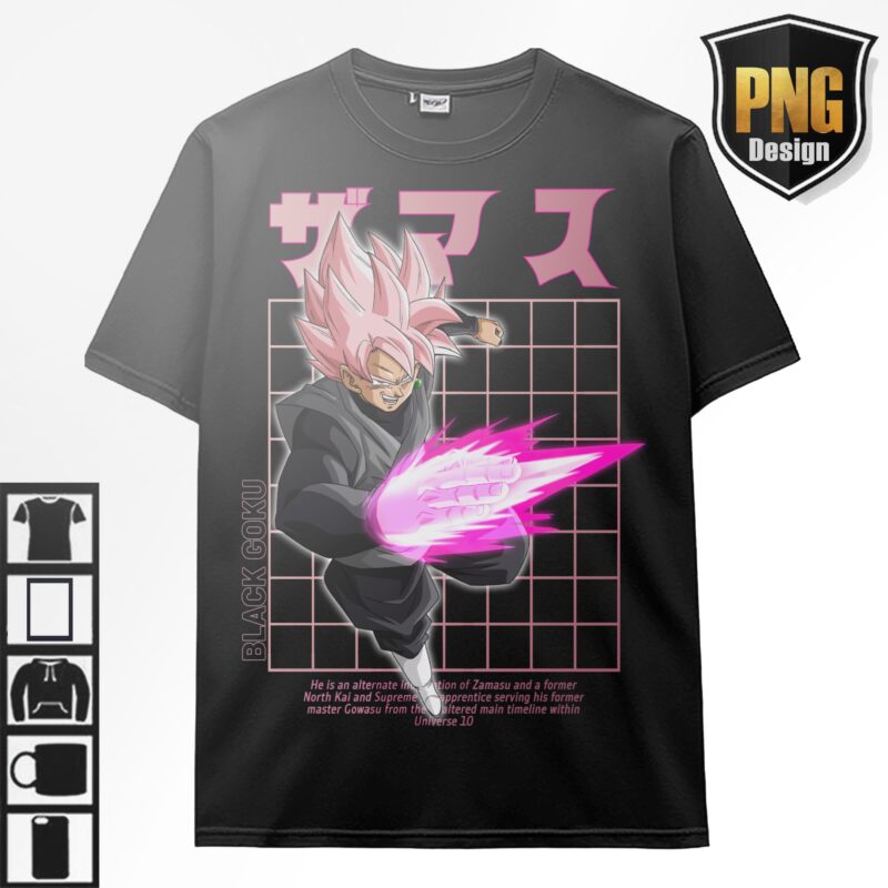 Bundle Dragon Ball Z Goku Vegeta Frieza Design 20 PNG Anime Japanese Style POD TShirt Poster