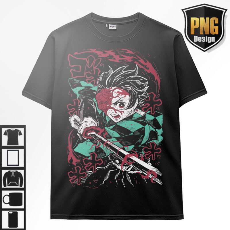 Demon slayer Bundle 20 Design PNG Kimetsu no Yaiba Anime Bundle 20 PNG For TShirt Poster