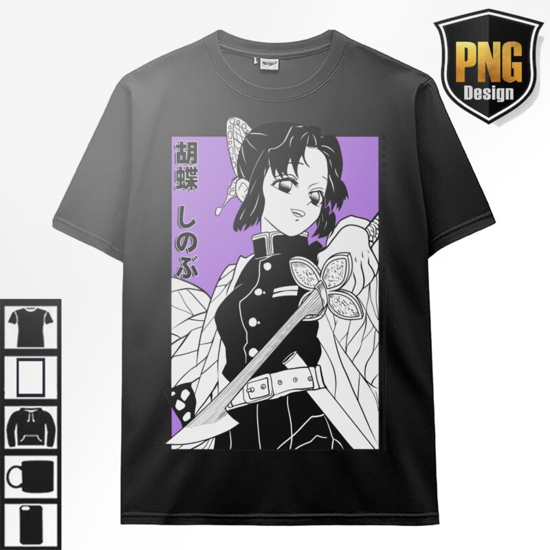 Demon slayer Bundle 20 Design PNG Kimetsu no Yaiba Anime 20 PNG For TShirt Poster