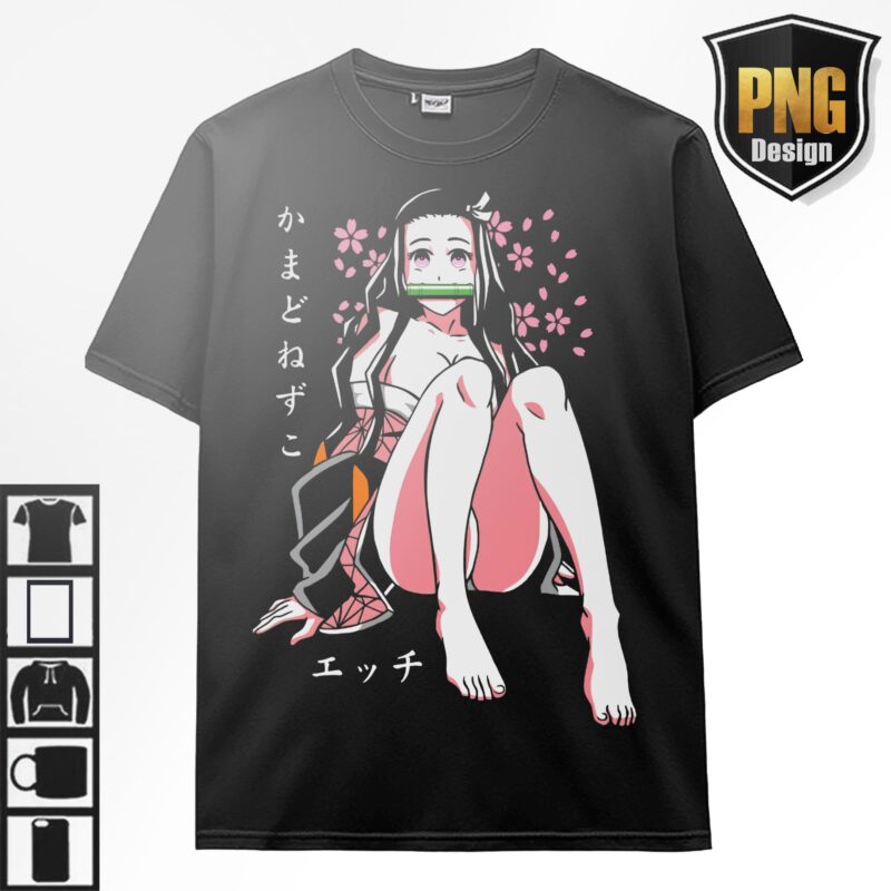 Demon slayer Bundle 20 Design PNG Kimetsu no Yaiba Anime 20 PNG For TShirt Poster