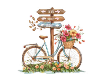 illustration of vintage bicycle