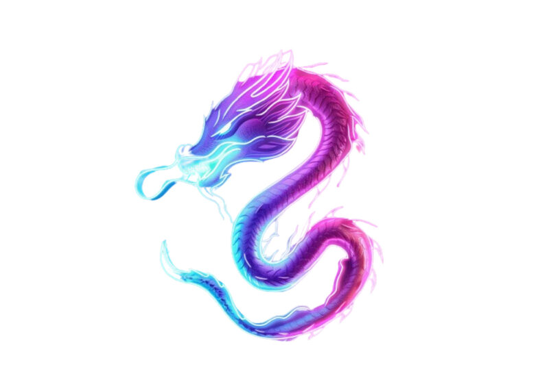 neon dragon