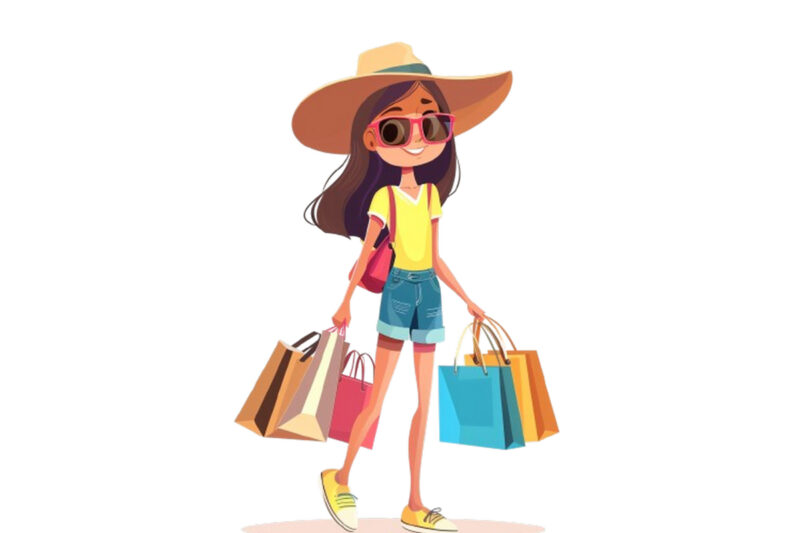 shopping girl