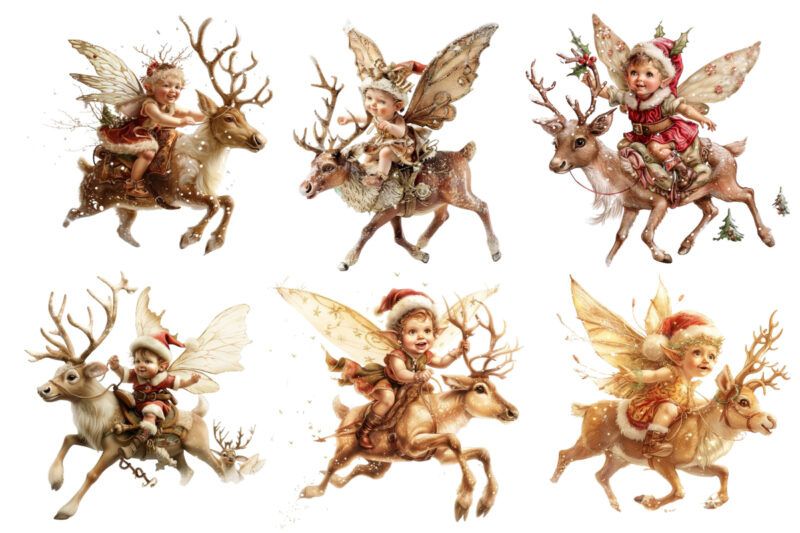 baby fairy Santa