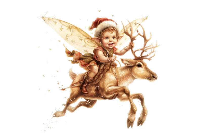 baby fairy Santa