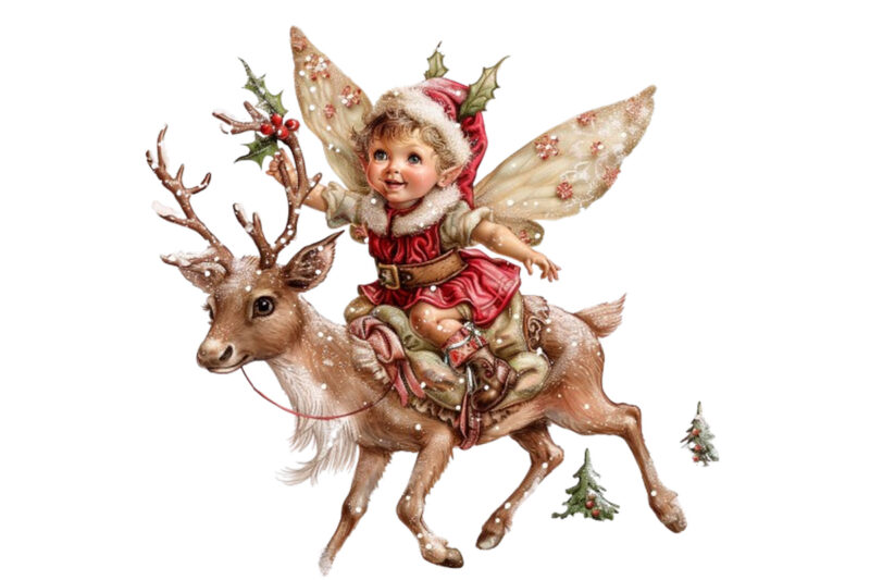 baby fairy Santa
