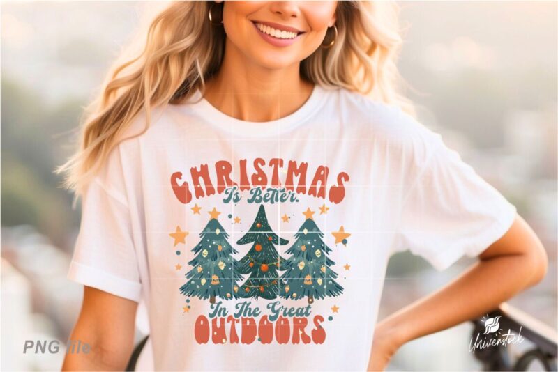 Christmas Adventure Sublimation PNG T-shirt Designs Bundle
