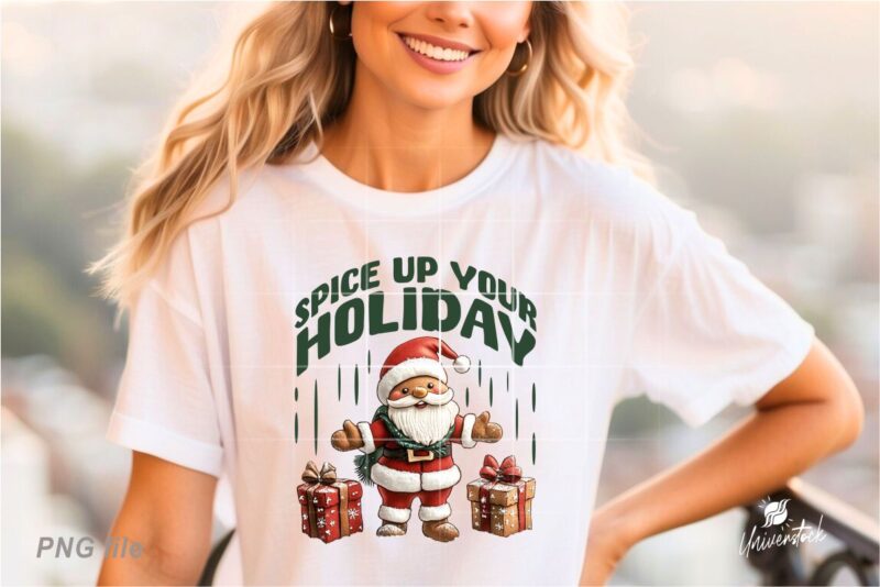 Christmas Gingerbread PNG T-shirt Designs Bundle