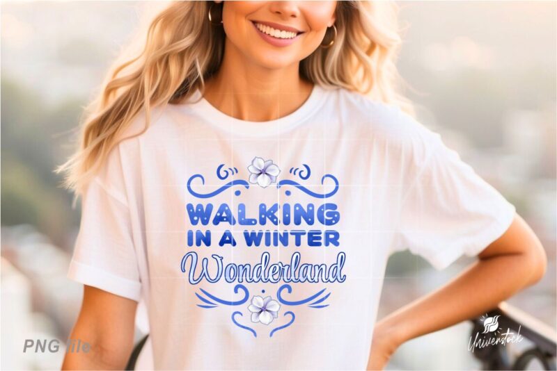 Winter Vibes Sublimation PNG T-shirt Designs Bundle