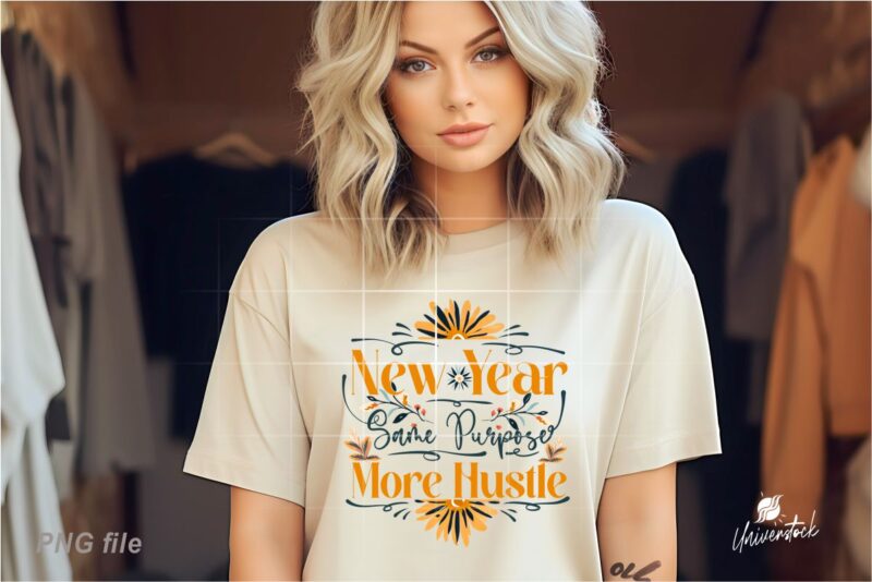 Motivational New Year 2025 PNG T-shirt Designs Bundle