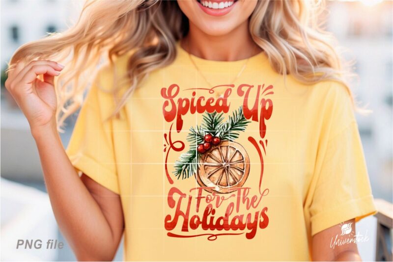 Christmas Spice Sublimation PNG T-shirt Designs Bundle