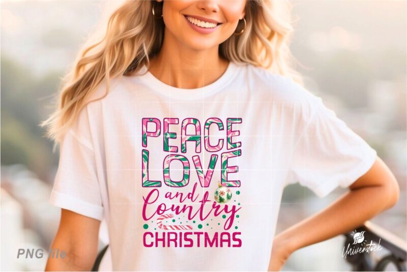 Christmas sublimation PNG Vol.2 T-shirt Designs Bundle