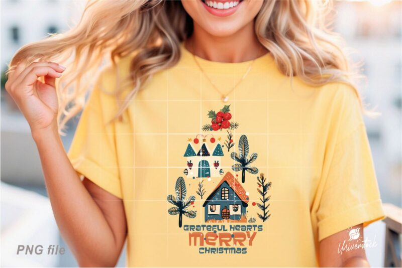 Blessed Christmas Sublimation PNG T-shirt Designs Bundle