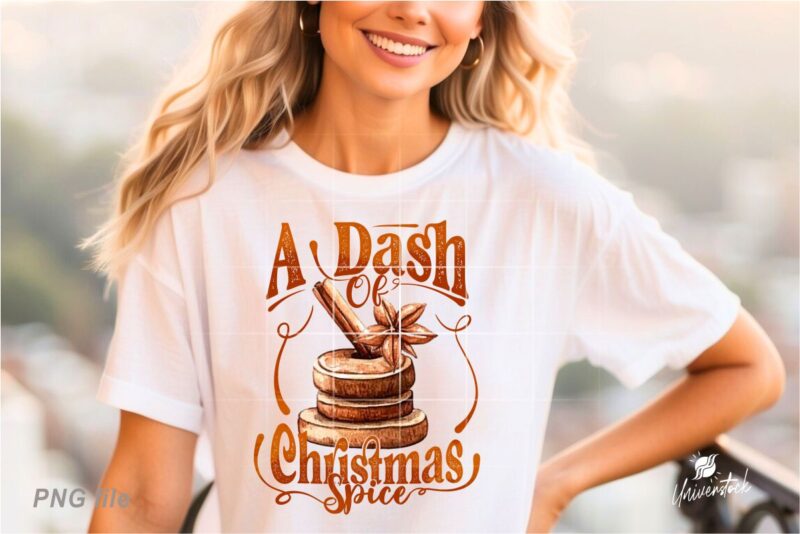 Christmas Spice Sublimation PNG T-shirt Designs Bundle