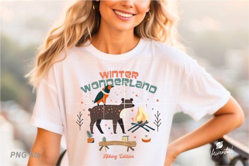 Christmas Adventure Sublimation PNG T-shirt Designs Bundle