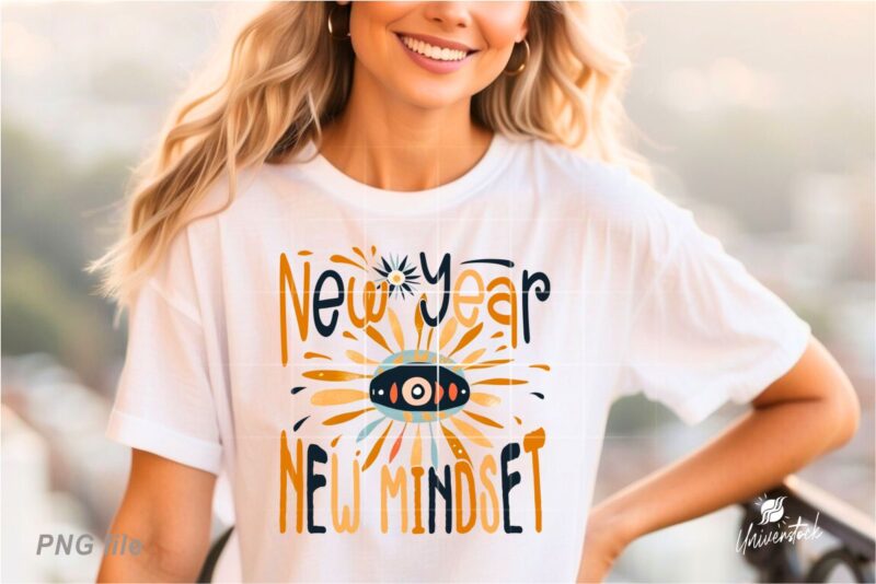 Motivational New Year 2025 PNG T-shirt Designs Bundle