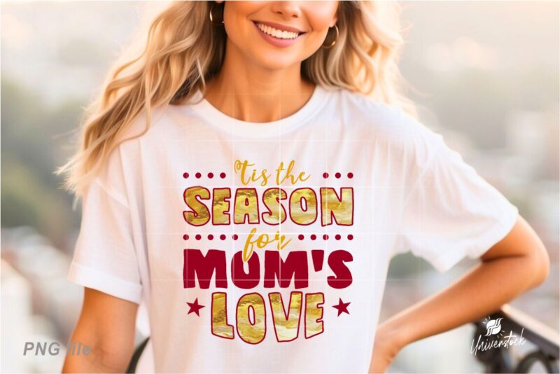 Christmas Mama Sublimation PNG T-shirt Designs Bundle