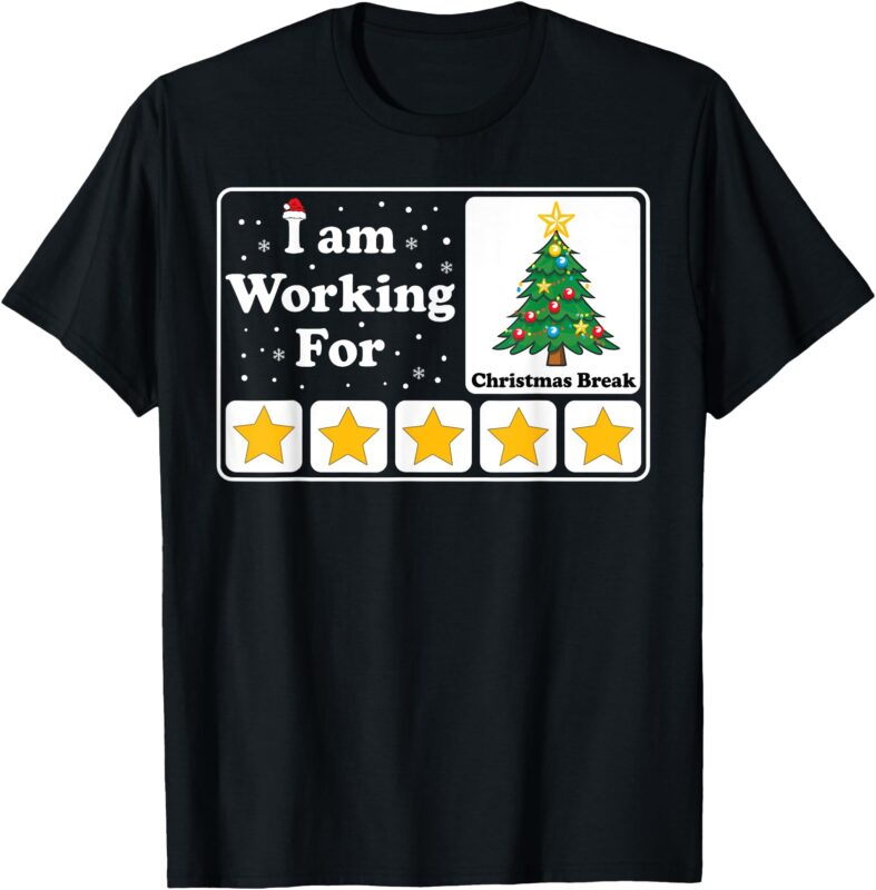 5 Stars Xmas Tree T-Shirt