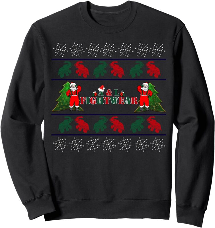 A & L Fightwear- Ugly Christmas Sweater 2024 Sweatshirt