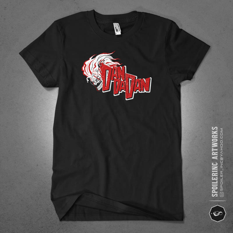 dandadan anime tshirt design bundle illustration